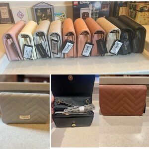 Bebe Crossbody clutch bag PICK ONE COLOR NWT